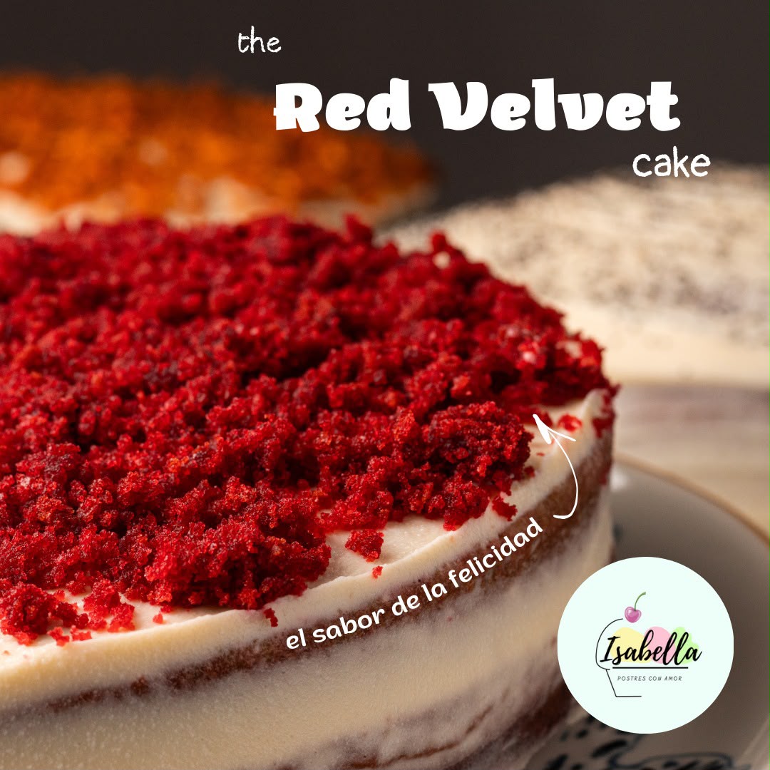 Torta red velvet – media libra