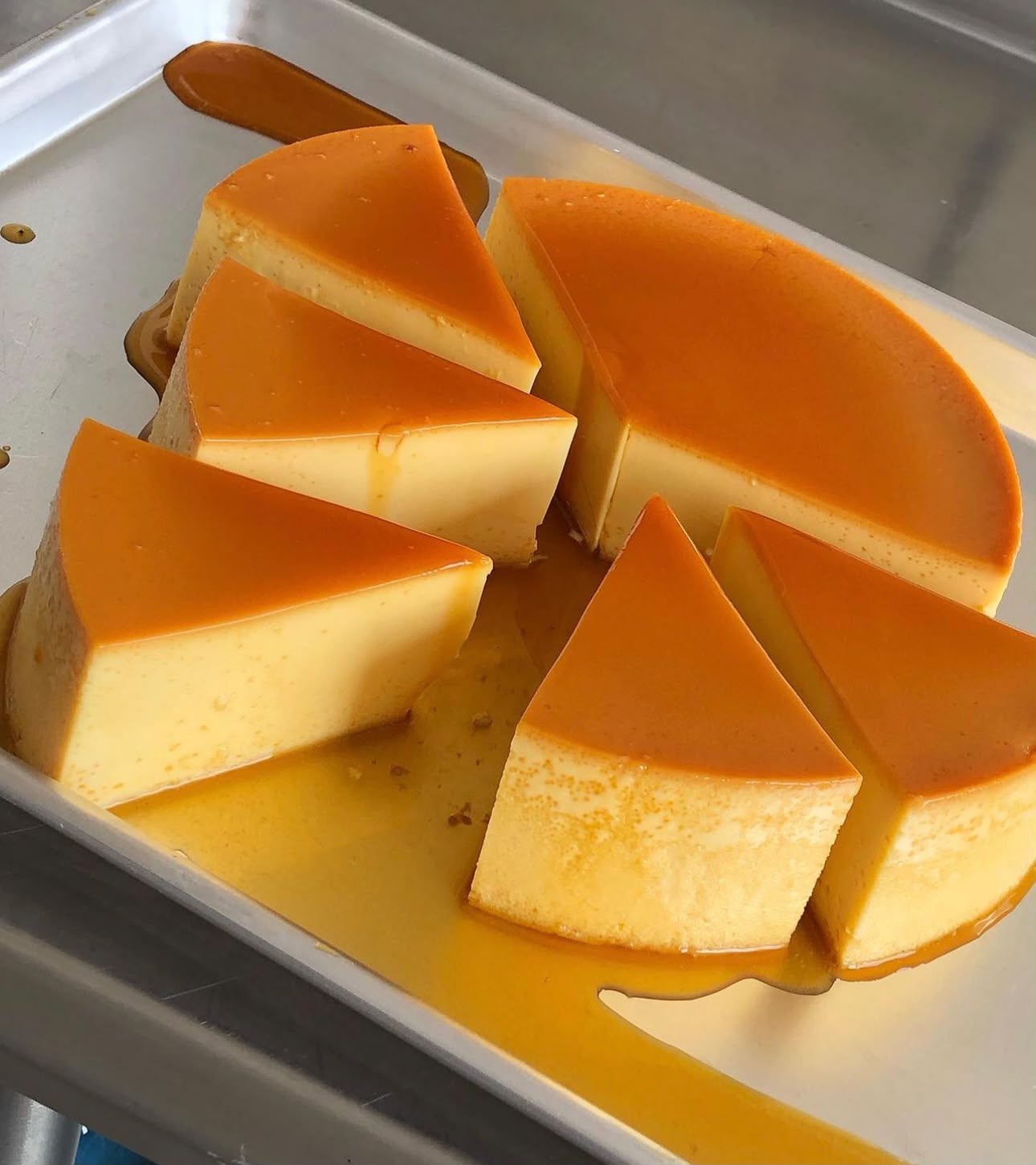 Leche asada – porción
