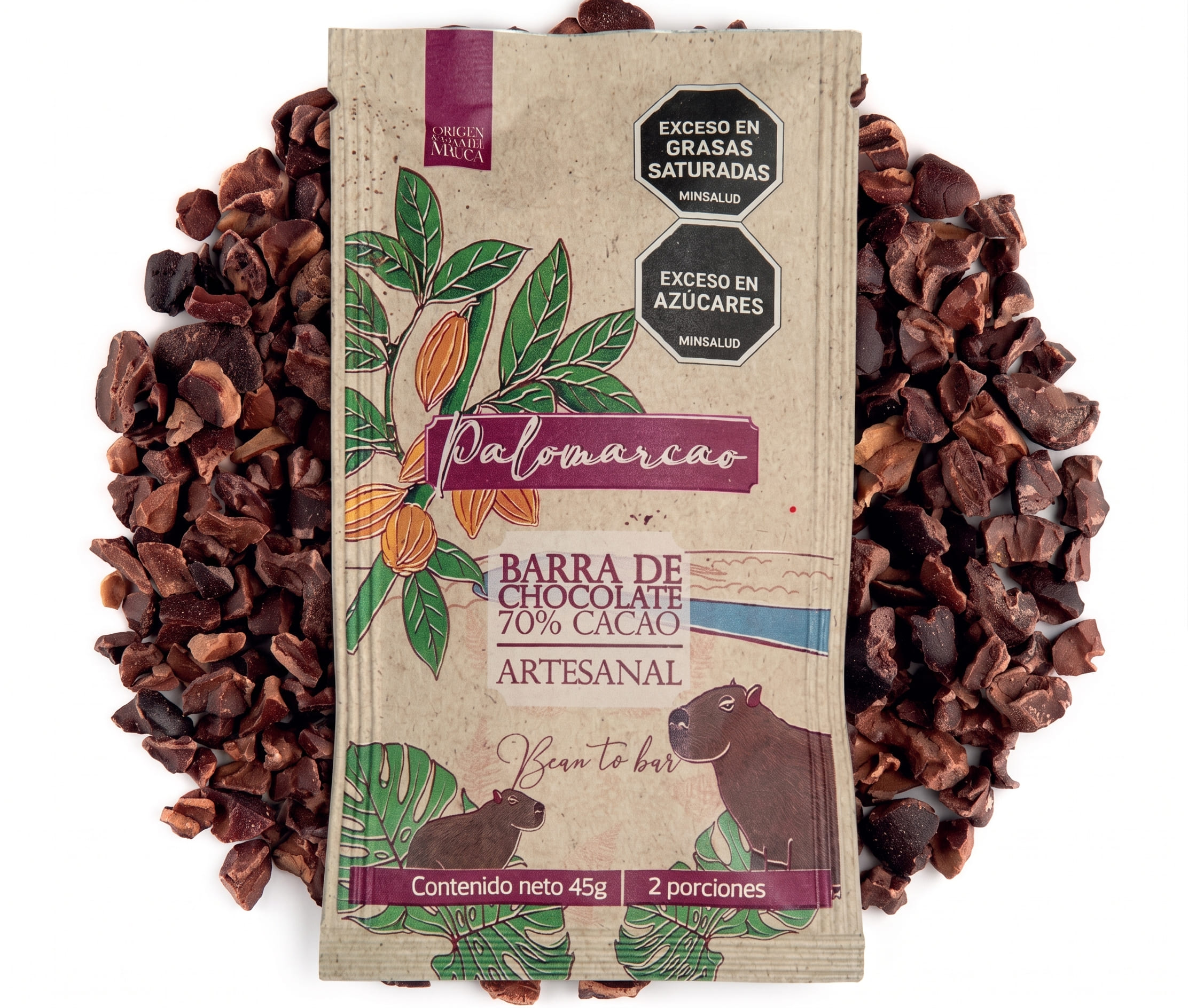 Chocolatina 45g – 70% cacao