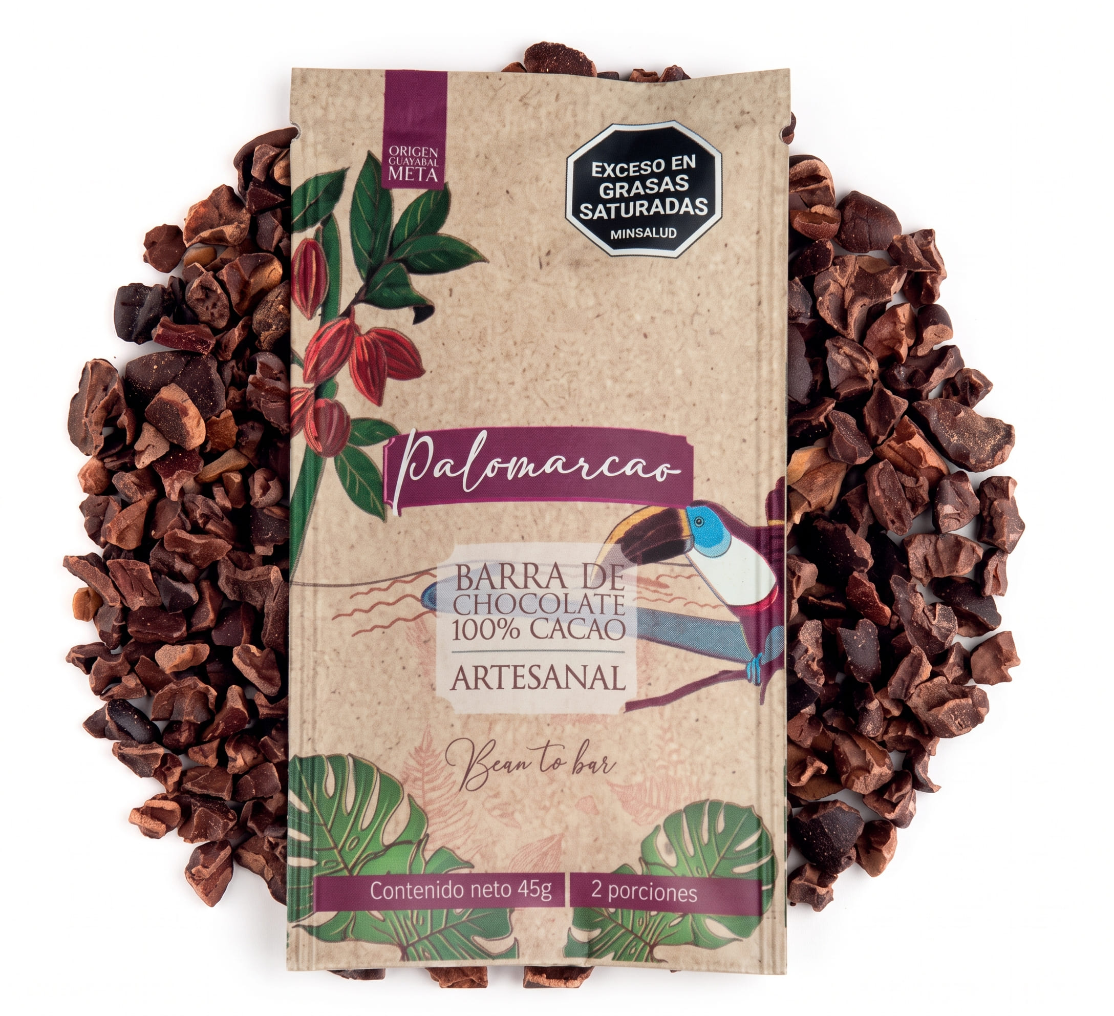 Chocolatina 45g – 100% cacao